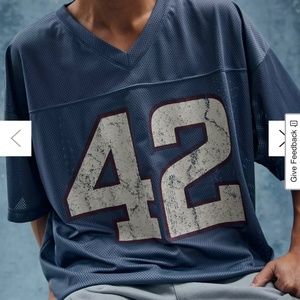 Standard Cloth Football Jersey Tee #42–S